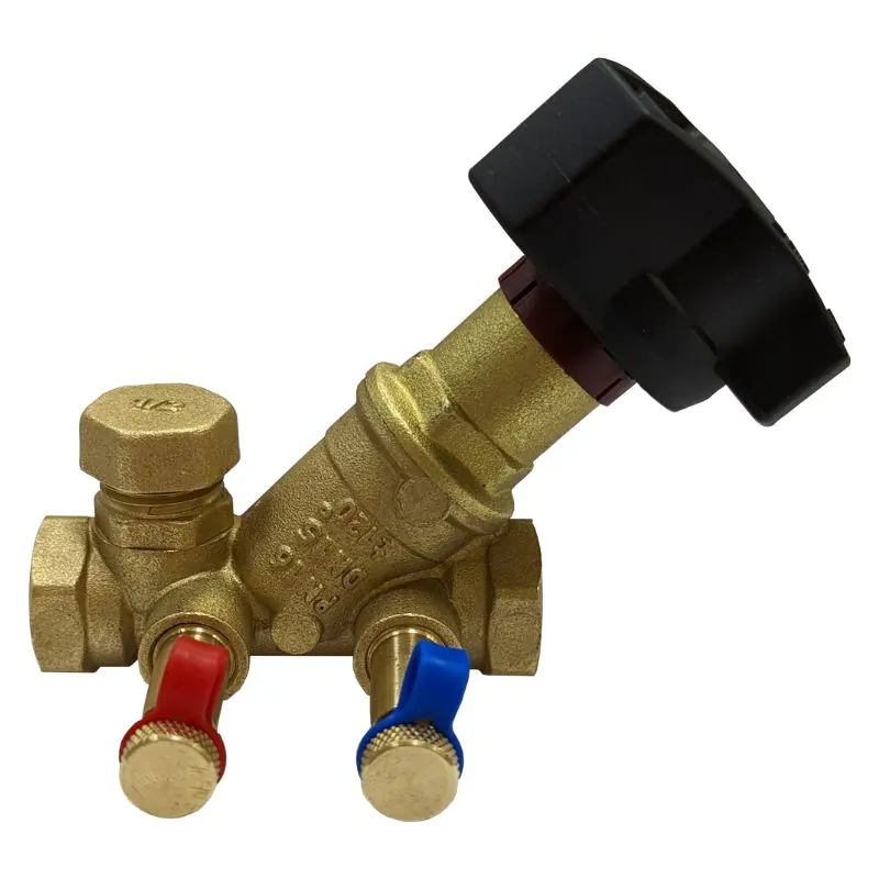 Клапан балансир. ручн. Ду 15 Ру 16 с вн.р. STAD-BY Kvs=2,97 Тип 1 с изм. ниппелями и дренажем BY-52851615