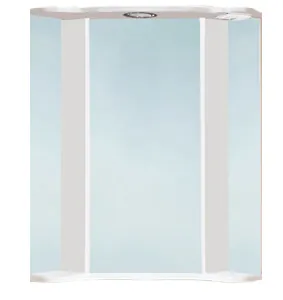 Шкаф зеркальный Элегия с подсветкой, угловой Vako [10039]