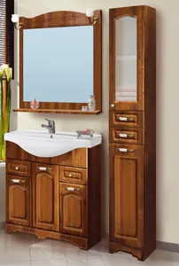 Тумба Классика для умывальника ERICA 80 (дуб) Vako [11759]