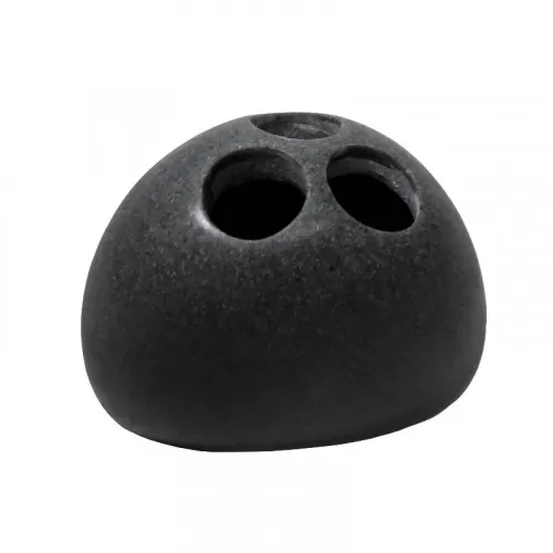 Стакан для зубных щёток Темный камень [106133]