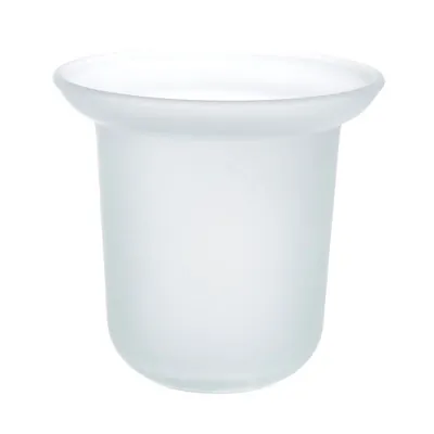 Стакан для ерша сантехнического (белый) матовый [103169]