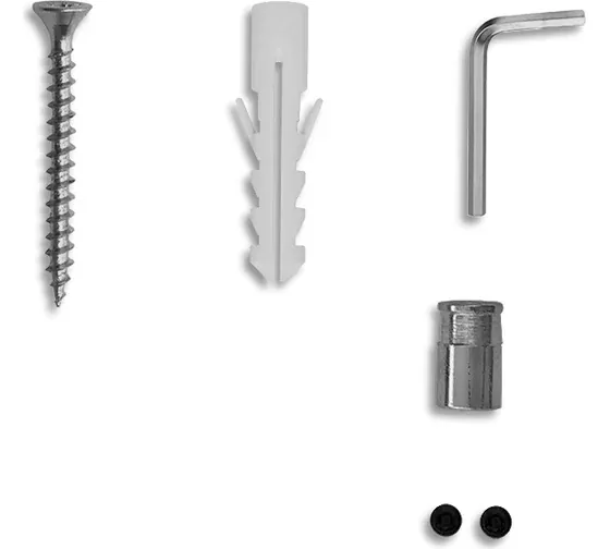 Набор креплений трубок для рейлинга AE-1018 2 шт. D16 [101068]