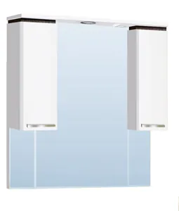 Шкаф зеркальный Линия 800 с подсветкой (венге) Vako [14269]