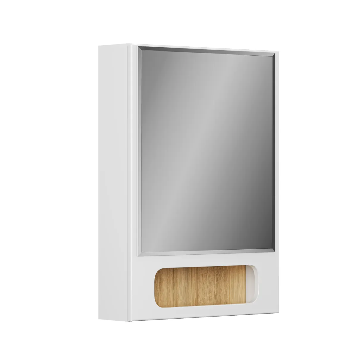 Шкаф зеркальный Сириус  500 дуб сонома правый GRADEONIKA