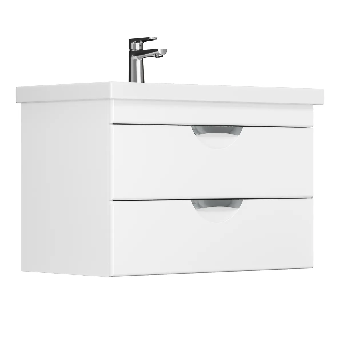 Тумба Аура для умывальника COMO 80 2 ящ. подвесная GRADEONIKA