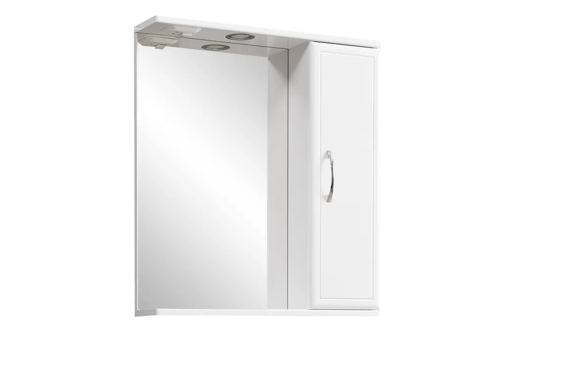 Шкаф зеркальный Спарта 600 с подсветкой прав. GRADEONIKA