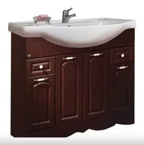 Тумба Классика (венге) с умывальником Энигма 100