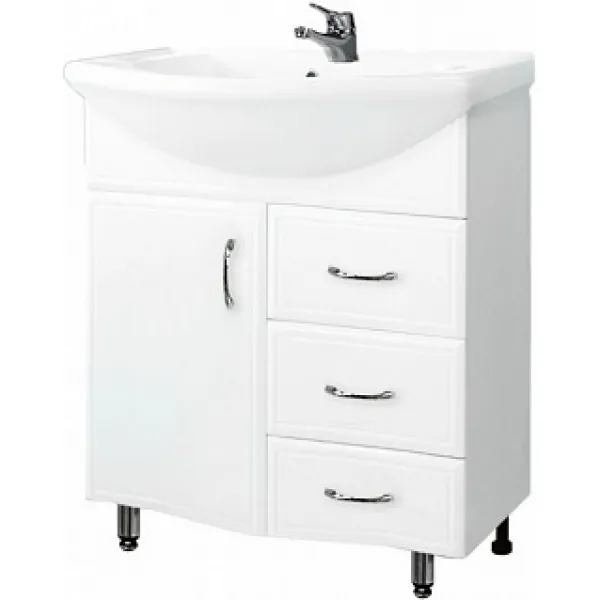 Тумба Спарта с умывальником 60 (3 ящика) GRADEONIKA