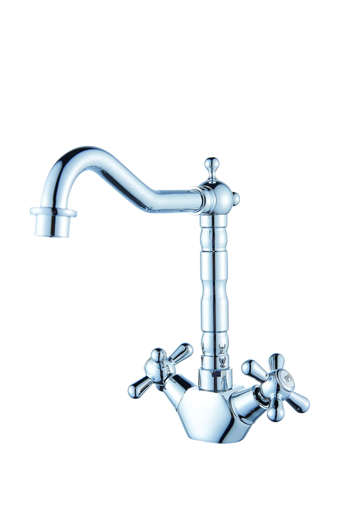 Смеситель для мойки маховик, гайка, высокий излив Diadonna D80744301