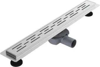 Трап ПП с гор. вып. D  50 с реш. из нерж. стали №4 пов. излив, комб. затв. Valfex VF.071.050K.800.04.PR