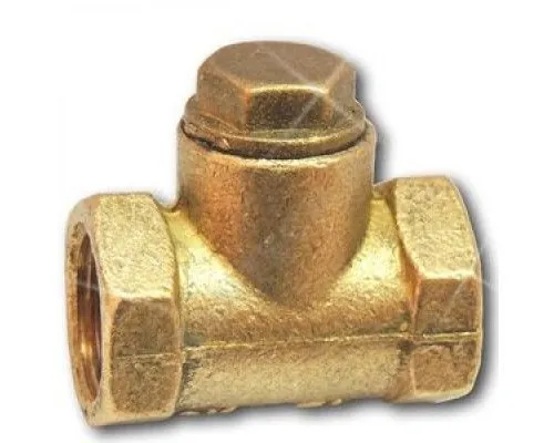 Клапан обратный подъемный Ду 25 Ру 16 с латун. золотн. без покрытия Цветлит ZW20028