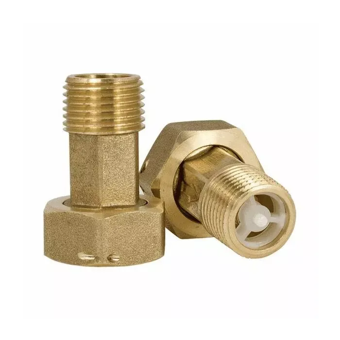 КМЧ к счетчику воды Ду 15 L=47мм резьба, с обратным клапаном Цветлит ZW50039