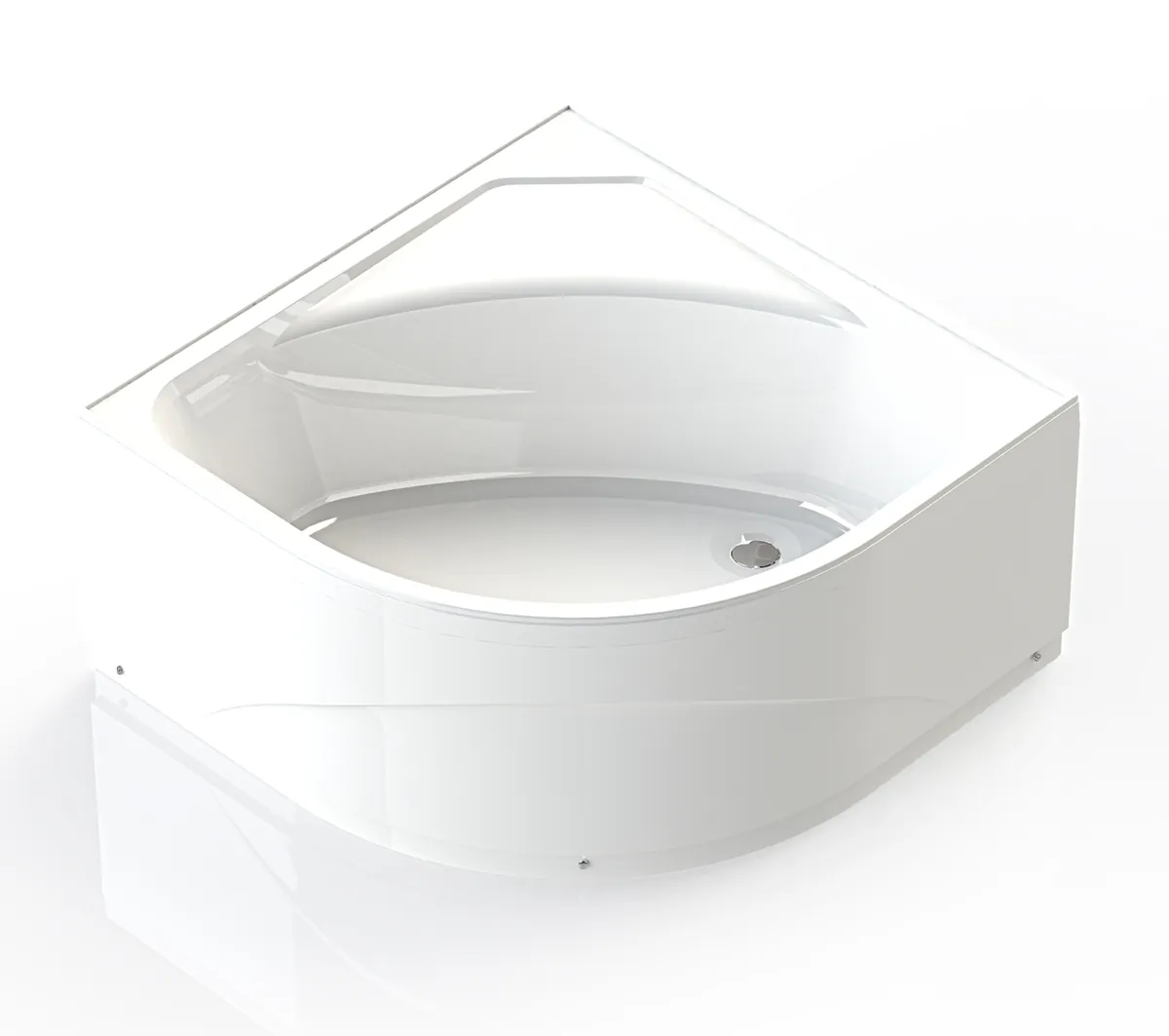 Поддон для душевой кабины Domani-Spa Delight 900x900, высокий с опорой