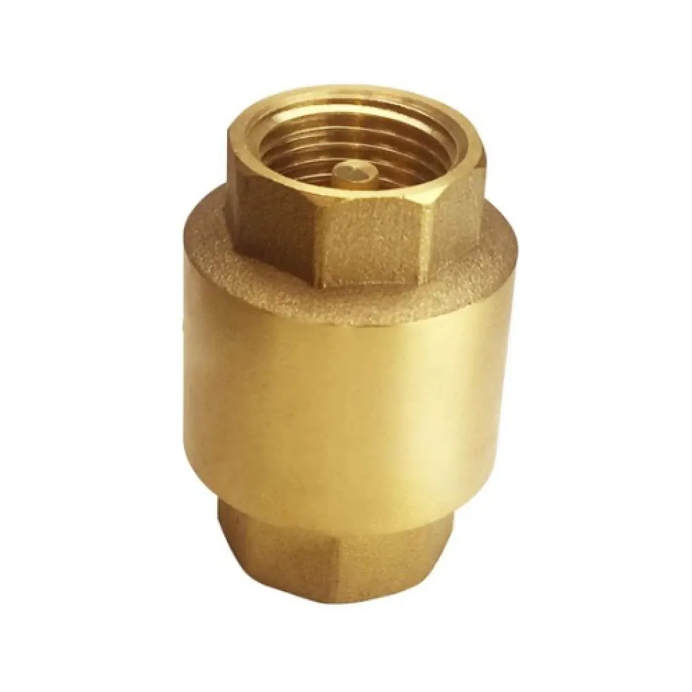 Клапан обратный пружинный Ду 25 с латун. золотн. без покрытия Valfex VF.161.L.100