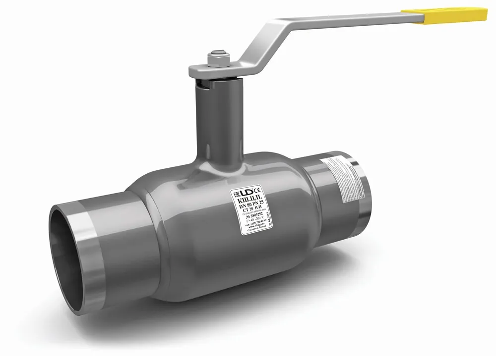 Кран шаровой приварной стальной неполнопроходной DN200 PN25 L=430 мм LD