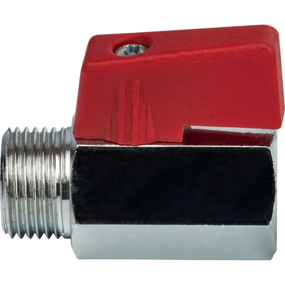 Кран для подкл. быт. приборов шаровой Ду 15 ВН.-НАР. мини Valfex VF.331.NB.012