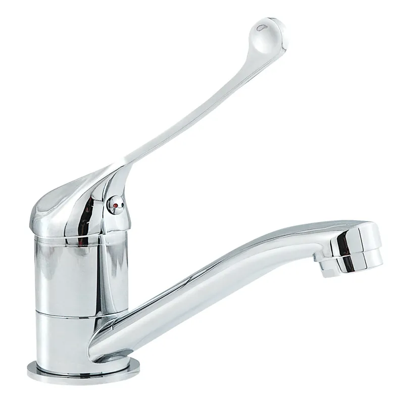 Смеситель хирургический для мойки, на шпильке, длинный излив, Славен СЛ-ОД-Х20