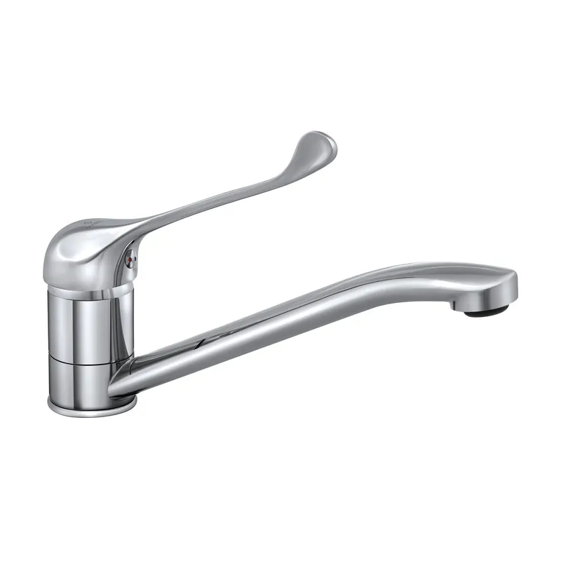 Смеситель хирургический для мойки, на шпильке, излив 25 см, Славен СЛ-ОД-Х21