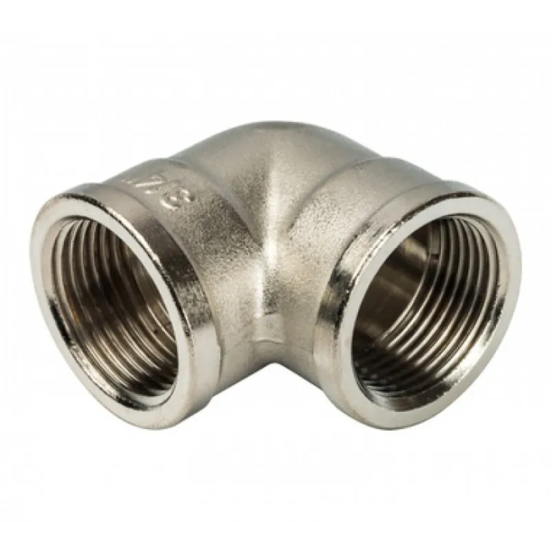 Угольник вн.-вн. Ду 20 никель Valfex VF.090.N.034