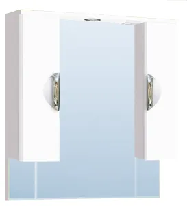 Шкаф зеркальный Ника 1000 с подсветкой Vako [11304] thumbnail