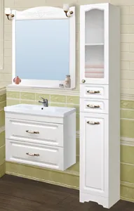 Тумба Классика для умывальника COMO 60 (2 ящика) (белая ольха) подвесная Vako [14892] thumbnail