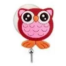 Крючки настенные Совы (2 шт в упак.) на присоске [302159] thumbnail