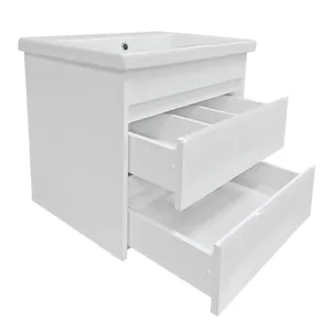 Тумба Зефир для умывальника COMO 60 2 ящ. подвесная GRADEONIKA thumbnail