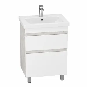 Тумба Кассандра для умывальника COMO 60 (слейт) (2 ящика) GRADEONIKA thumbnail