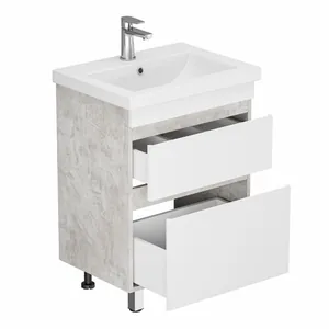 Тумба Кассандра для умывальника COMO 60 (слейт) (2 ящика) GRADEONIKA thumbnail