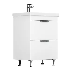 Тумба Аура для умывальника COMO 60 (2 ящика) GRADEONIKA