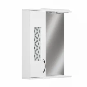 Шкаф зеркальный Артемида 550 с подсветкой, лев. GRADEONIKA thumbnail