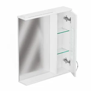 Шкаф зеркальный Деметра 600 с подсветкой, прав. GRADEONIKA thumbnail