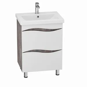 Тумба Афродита для умывальника  COMO 60 (2 ящика) цемент GRADEONIKA thumbnail