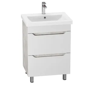 Тумба Феникс для умывальника СОМO 60 слейт 2 ящ. с  шар. нап. 350 мм с доводчиком  GRADEONIKA thumbnail