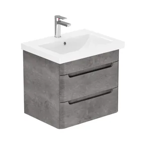 Тумба Пегас для умывальника COMO 60 бетон темный подвесная GRADEONIKA thumbnail