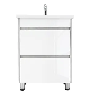 Тумба Зефир для умывальника COMO 60 2 ящ. слейт GRADEONIKA thumbnail