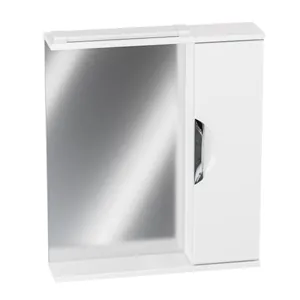 Шкаф зеркальный Аура 600 с подсветкой, прав. GRADEONIKA thumbnail