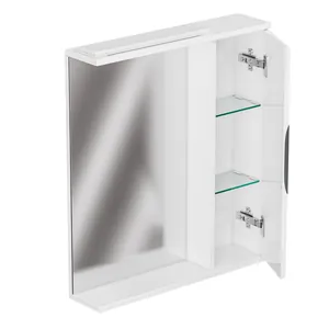 Шкаф зеркальный Аура 600 с подсветкой, прав. GRADEONIKA thumbnail