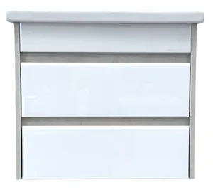 Тумба Зефир для умывальника COMO 60 2 ящ. слейт подвесная GRADEONIKA thumbnail