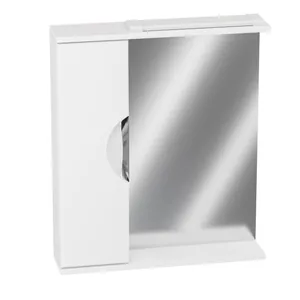 Шкаф зеркальный Аура 600 с подсветкой, левый GRADEONIKA thumbnail