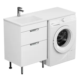 Тумба Аура для умывальника Марсал/Даллас 120 (2 ящика, универсальная) GRADEONIKA thumbnail