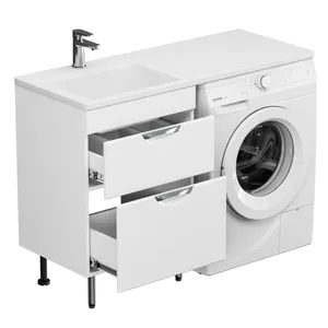 Тумба Аура для умывальника Марсал/Даллас 120 (2 ящика, универсальная) GRADEONIKA thumbnail