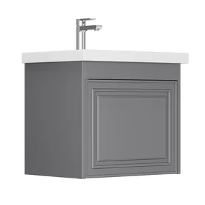Тумба Эллада для умывальника СОМO 60 серая 2 ящ. с шар. нап., push-to-open GRADEONIKA thumbnail