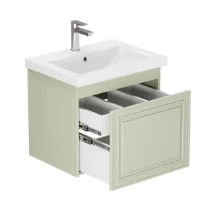Тумба Эллада для умывальника СОМO 60 фисташка 2 ящ. с шар. нап., push-to-open GRADEONIKA thumbnail