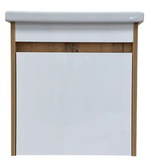 Тумба Гармония для умывальника COMO 50 подвесная с шар. нап., с довод. Evo Gloss/дуб вотан GRADEONIKA