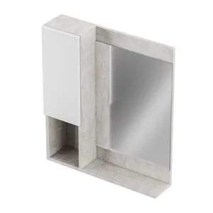 Шкаф зеркальный Феникс 600 слейт GRADEONIKA thumbnail