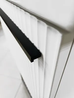 Тумба Пандора для умывальника COMO 60 белая матовая, скрытый ящик, подвесная, ручка черная матовая GRADEONIKA thumbnail