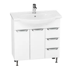 Тумба Аура с умывальником 80 (3 ящика) GRADEONIKA thumbnail