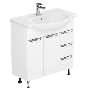 Тумба Аура с умывальником 80 (3 ящика) GRADEONIKA thumbnail