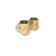 Узел для нижнего подключения радиаторов Vekotrim.by Ду 15x3/4 угловой (без покрытия, без переходника) BY-0569-51.000 thumbnail